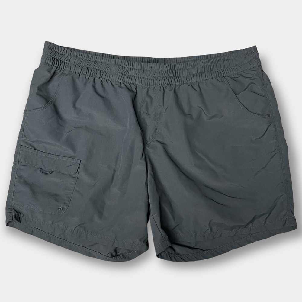 Columbia Sandy River Cargo Elastic Waist High Rise Shorts Dark Grey Size XL